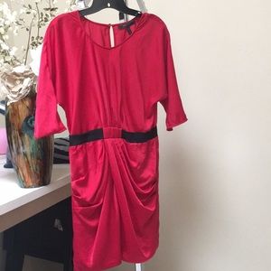 Bcbgmaxzaria draped dress